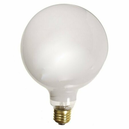 AMERICAN IMAGINATIONS 100W Round White G40 Globe Light Bulb AI-37587